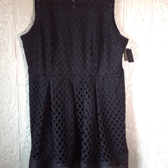 Lane Bryant sleeveless black dress Size 28 Lovely! - Picture 3 of 8